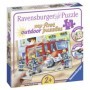 Puzzle plastic pompieri 12 piese